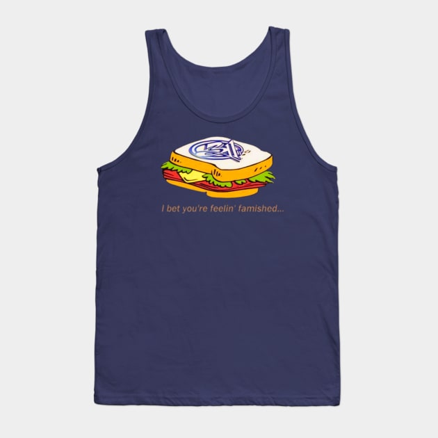 Sandwich 311 Artwork Tank Top by Hey Daddy Draws